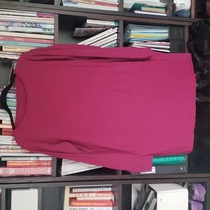 Lululemon Back in Action Long sleeve dress in Magenta purple EUC size 6